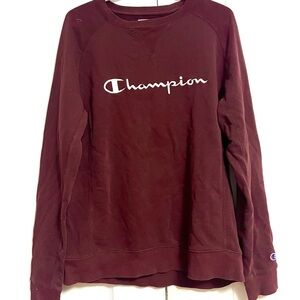 Champion Burgundy Crewneck Sweatshirt